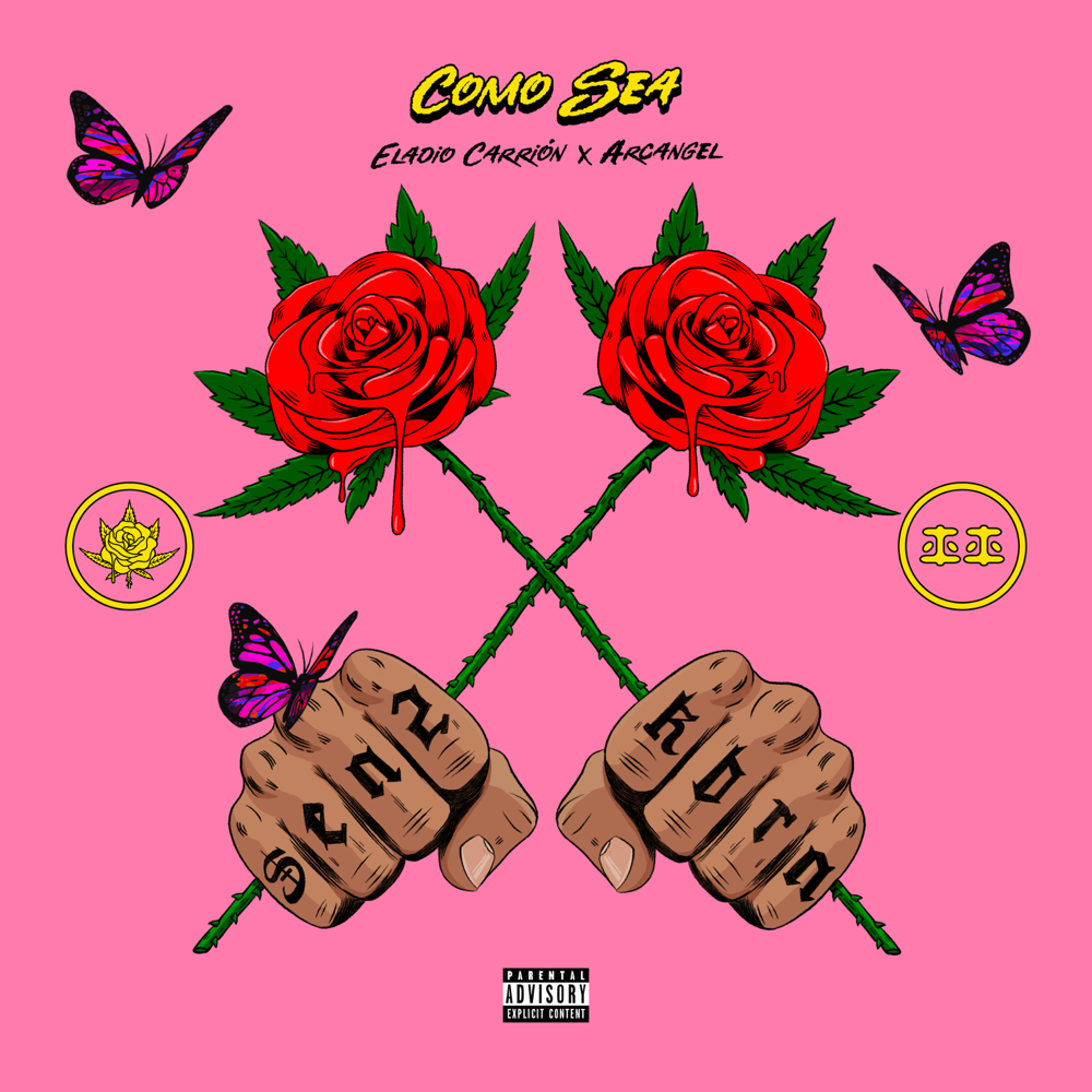 Album cover art for "Como Sea" by Eladio Carrión