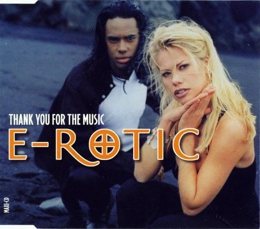 Album cover art for "Thank You for the Music" by E-Rotic