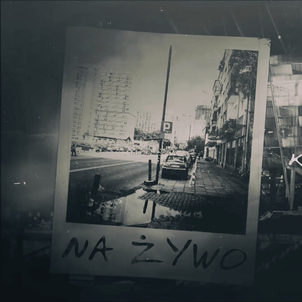 Album cover art for "Na żywo" by Kaz Bałagane