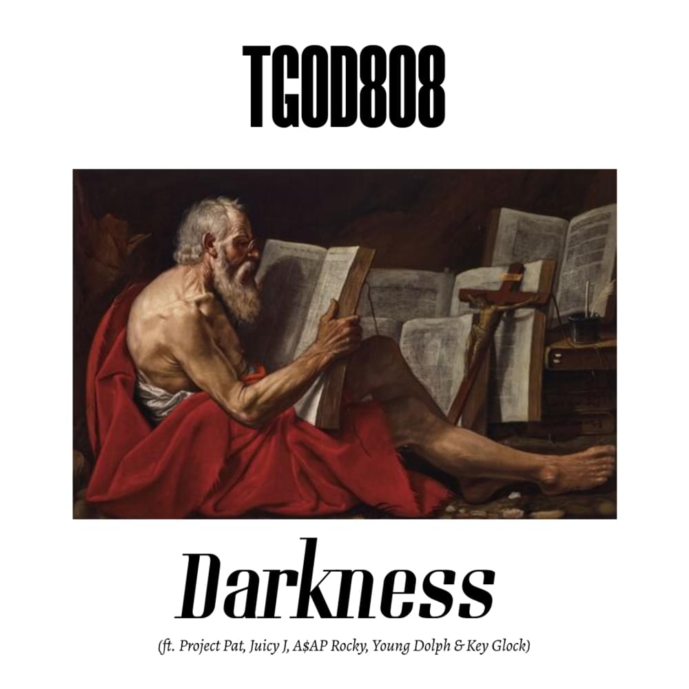 Album cover art for "Darkness (Remix)" by TGOD808
