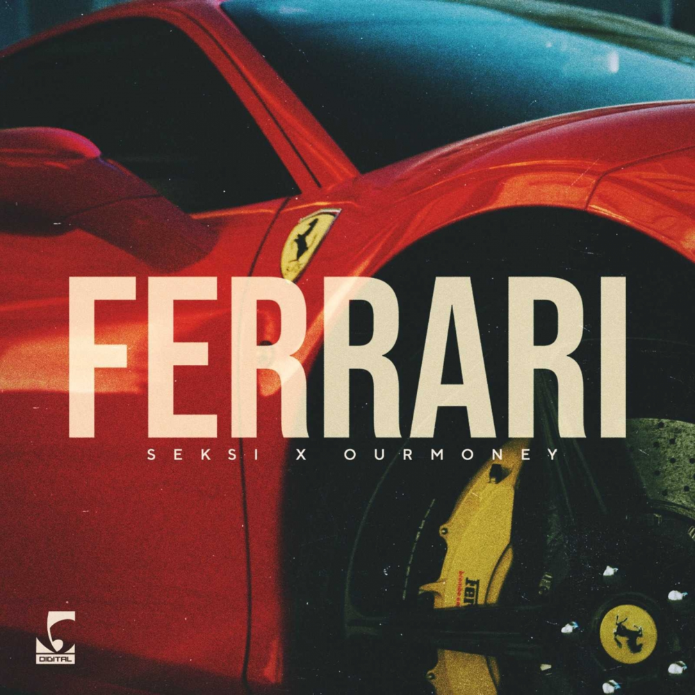 Album cover art for "Ferrari" by Seksi & Ourmoney
