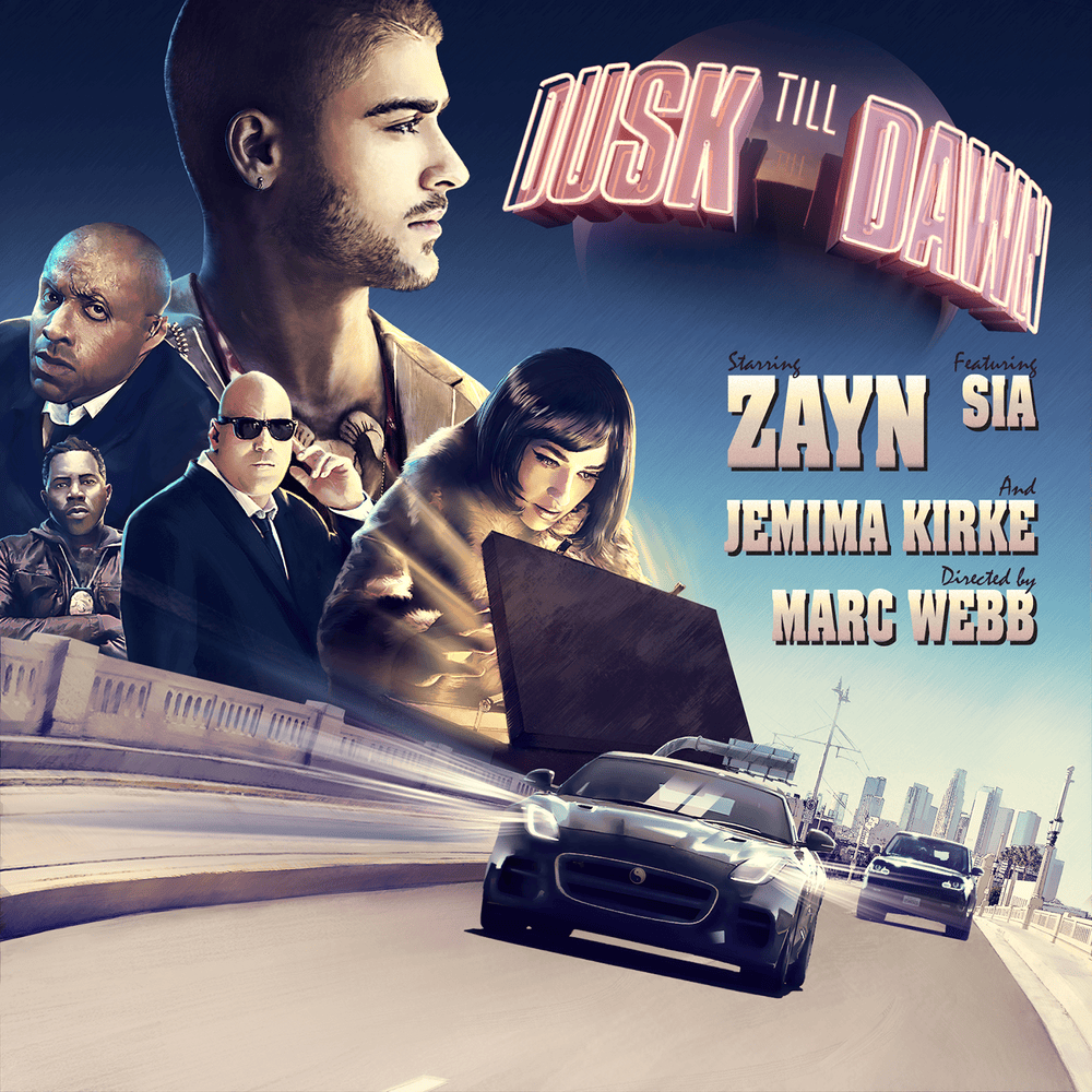 Album cover art for "Dusk Till Dawn (Radio Edit)" by ZAYN & Sia