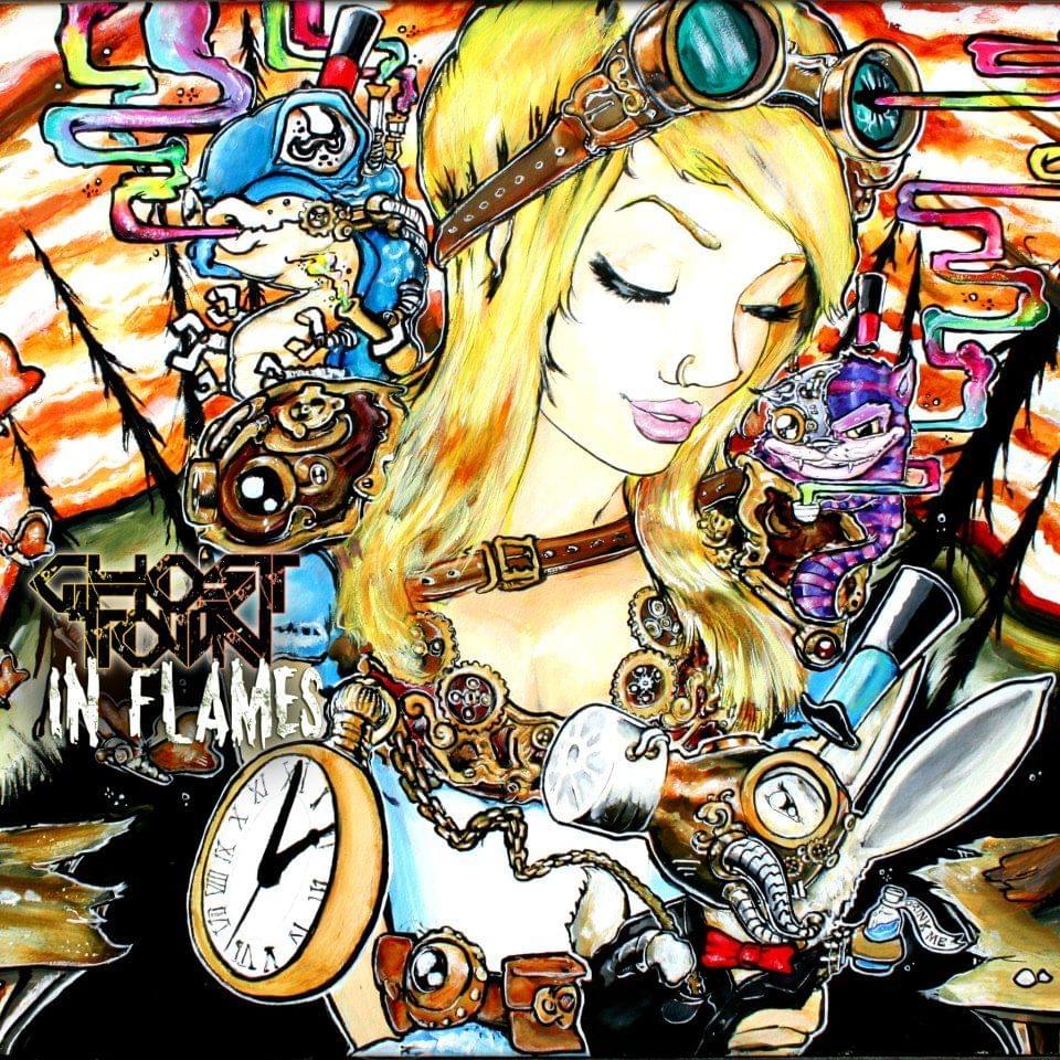 Album cover art for "In Flames" by Ghost Town
