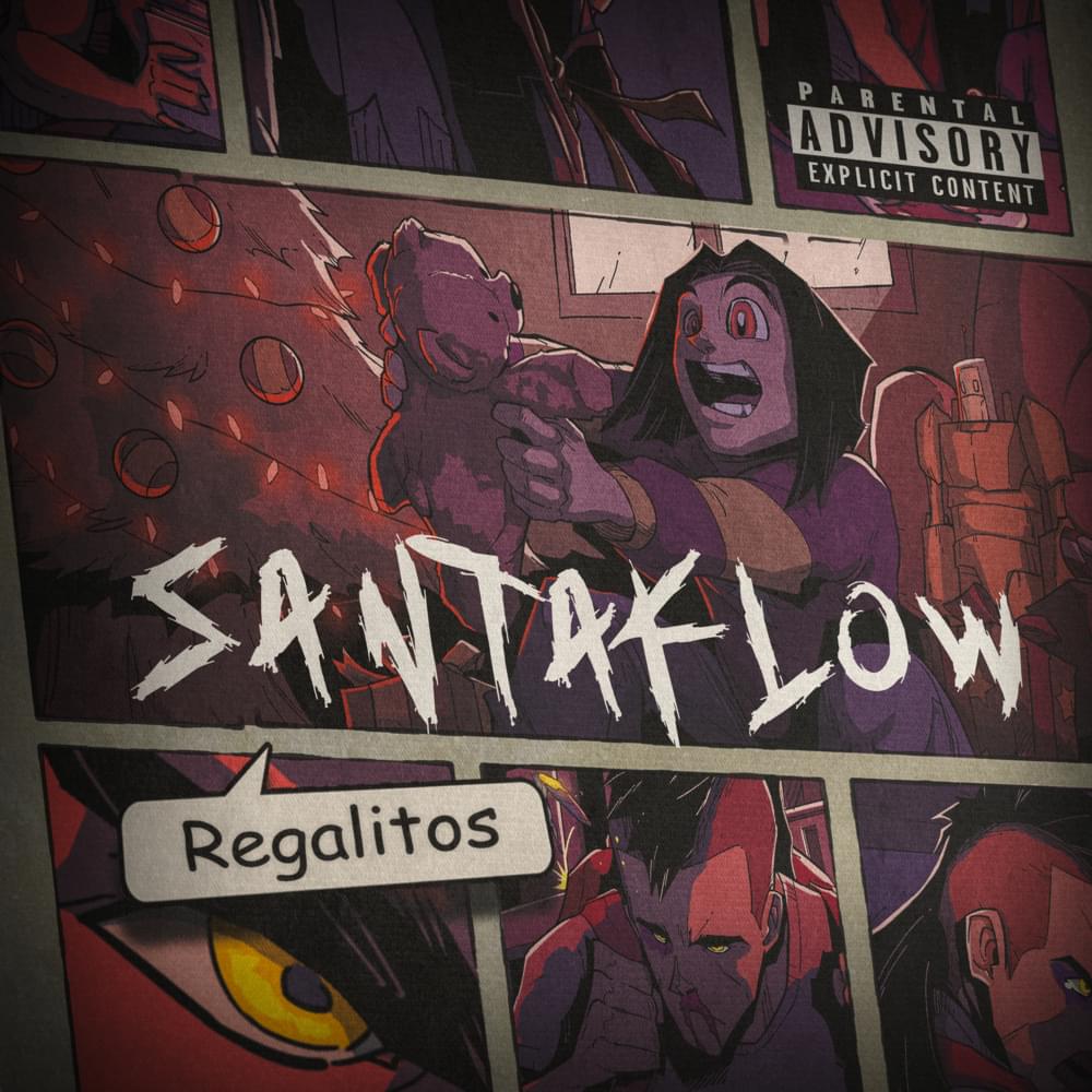 Album cover art for "Regalitos" by Santaflow