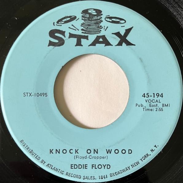Album cover art for "Knock on Wood" by Otis Redding