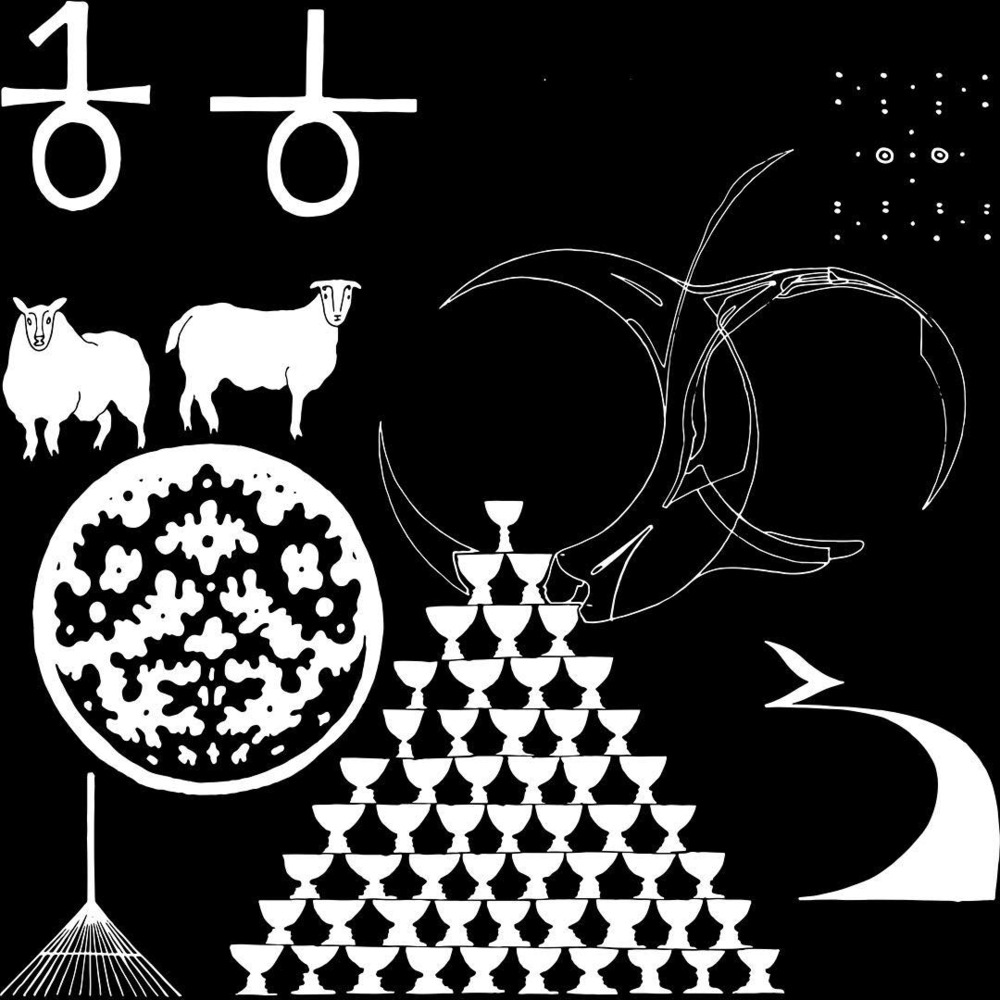 Album cover art for "10 d E A T h b R E a s T ⚄ ⚄" by Bon Iver