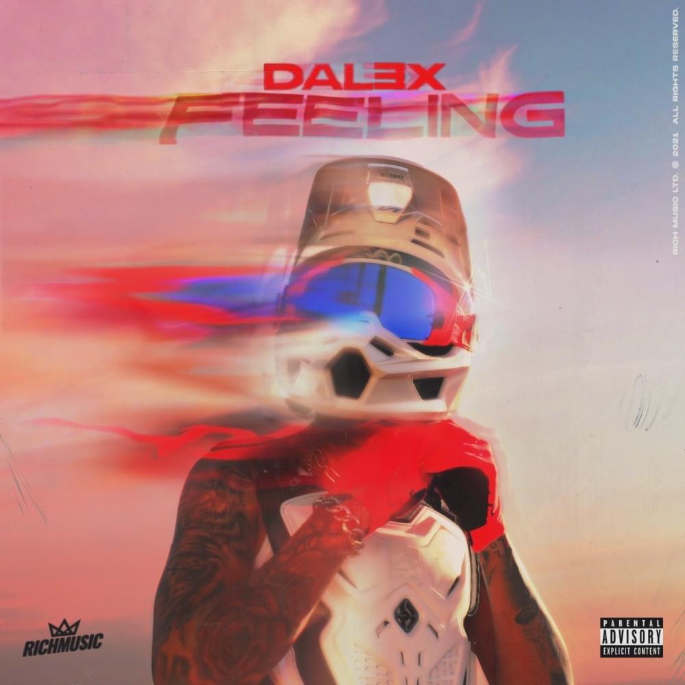 Album cover art for "Feeling" by Dalex