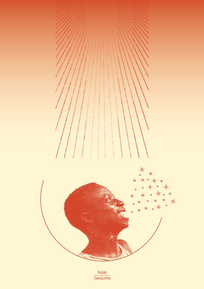 Album cover art for "Casquinha" by Rubel