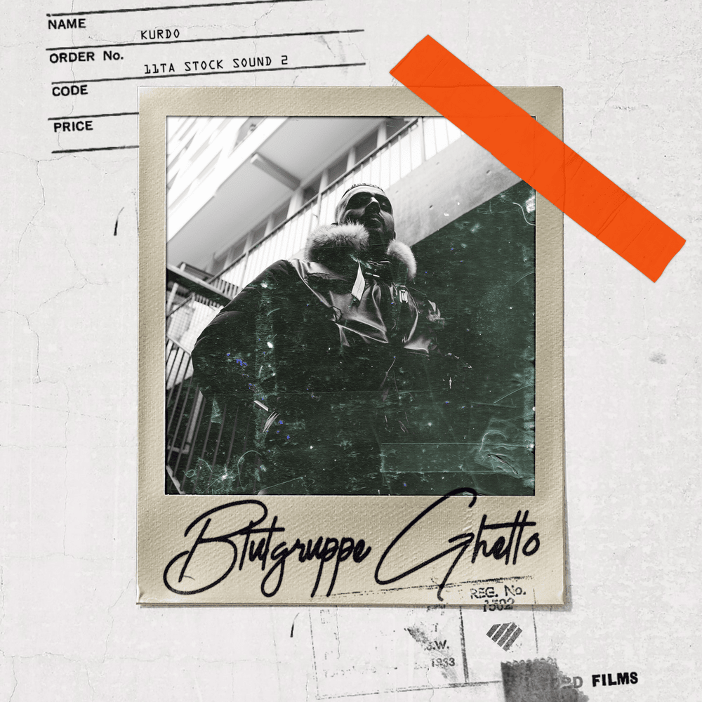 Album cover art for "Blutgruppe Ghetto" by Kurdo