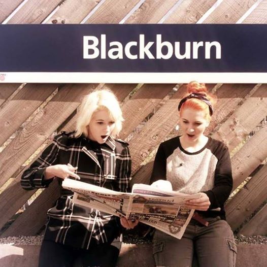 Album cover art for "Bus Stop" by MonaLisa Twins
