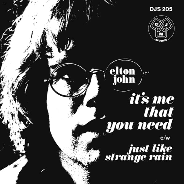 Album cover art for "It’s Me That You Need" by Elton John