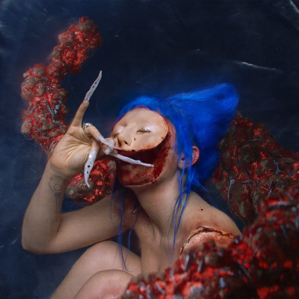 Album cover art for "Halloweenie IV: Innards" by Ashnikko