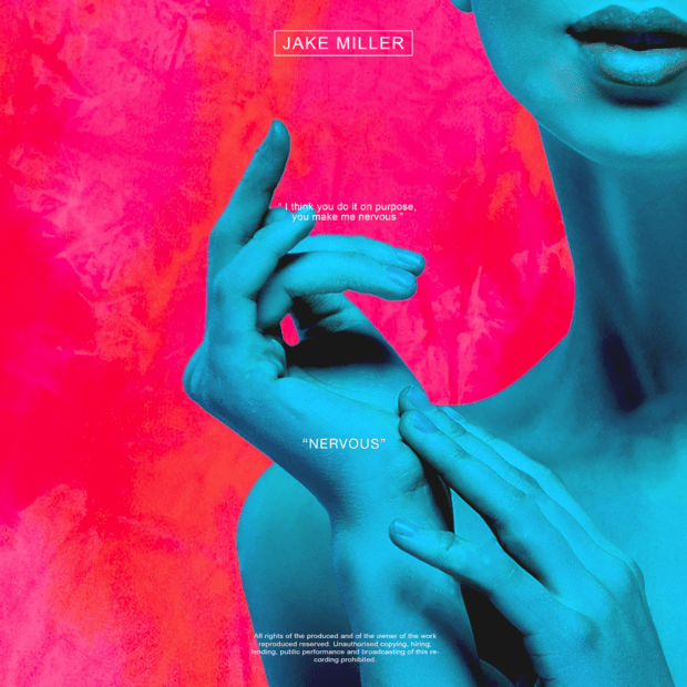 Album cover art for "NERVOUS - 4806188" by Jake Miller & Tomos