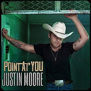 Album cover art for "Point At You" by Justin Moore