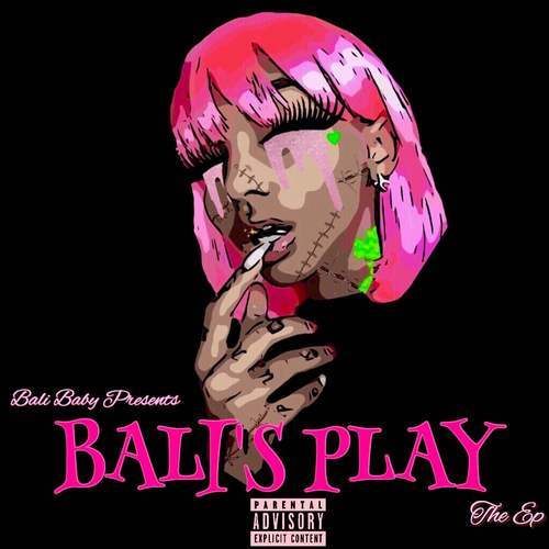 Album cover art for "Whatcha Say" by Bali Baby & Rico Nasty