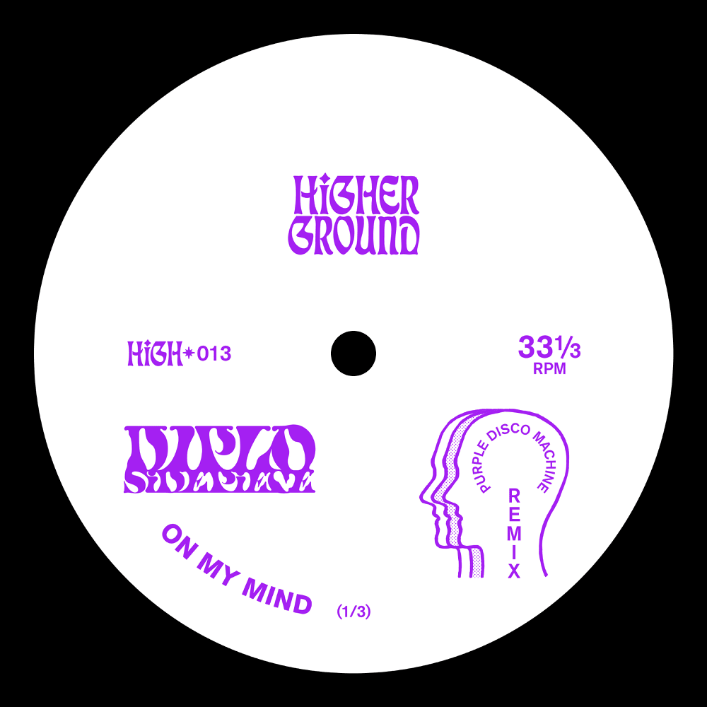 Album cover art for "On My Mind (Purple Disco Machine Remix)" by Diplo