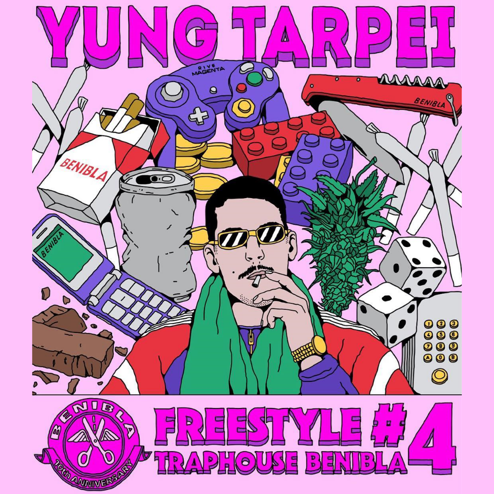 Album cover art for "Benibla Freestyle #4" by Yung Tarpei