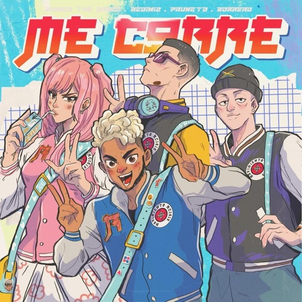 Album cover art for "Me Corre" by Redimi2 & Borrero & Vianca “The Grace” & Pauneto