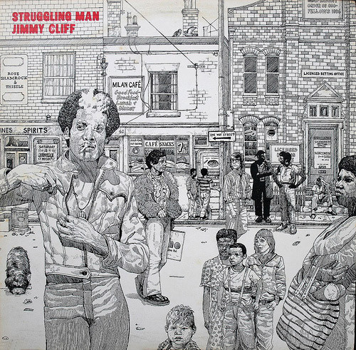 Album cover art for "Struggling Man" by Jimmy Cliff