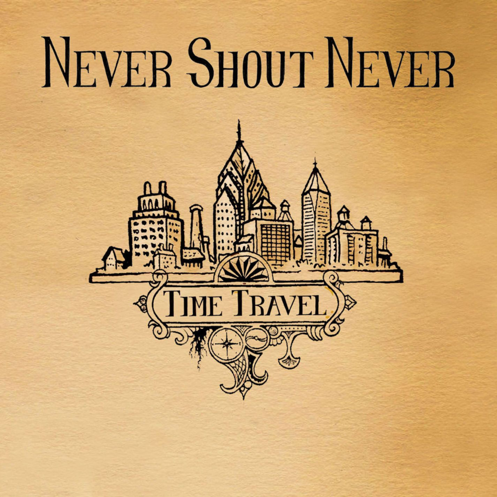 Album cover art for "Time Travel" by Never Shout Never