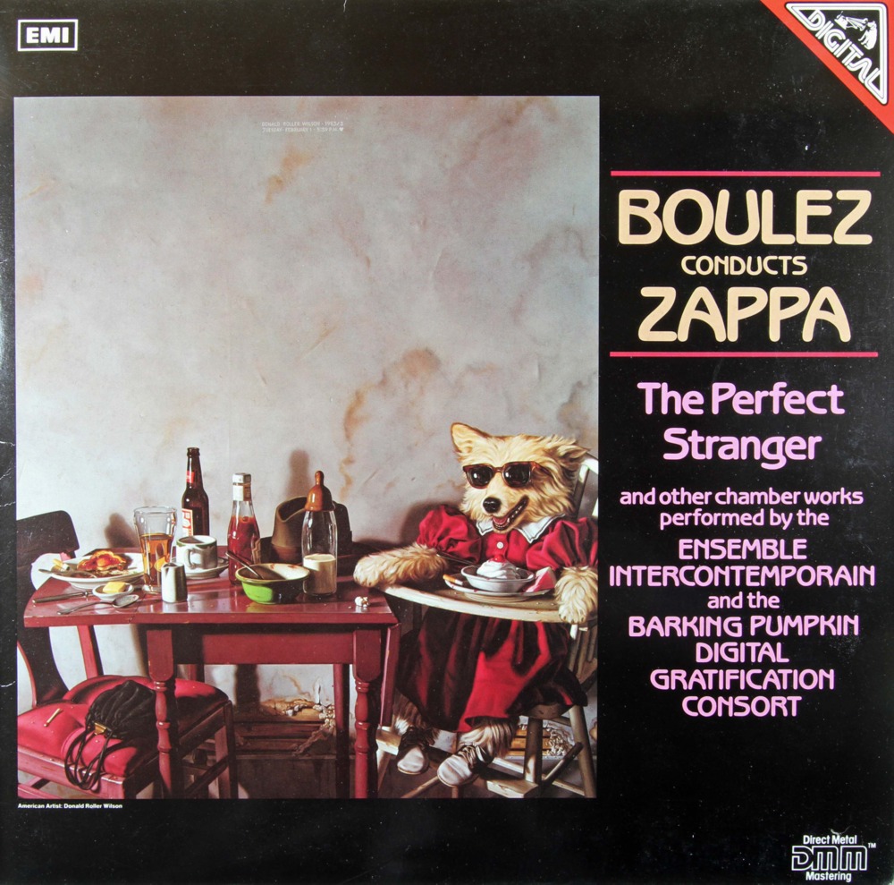 Album cover art for "Outside Now Again" by Frank Zappa & Ensemble Intercontemporain