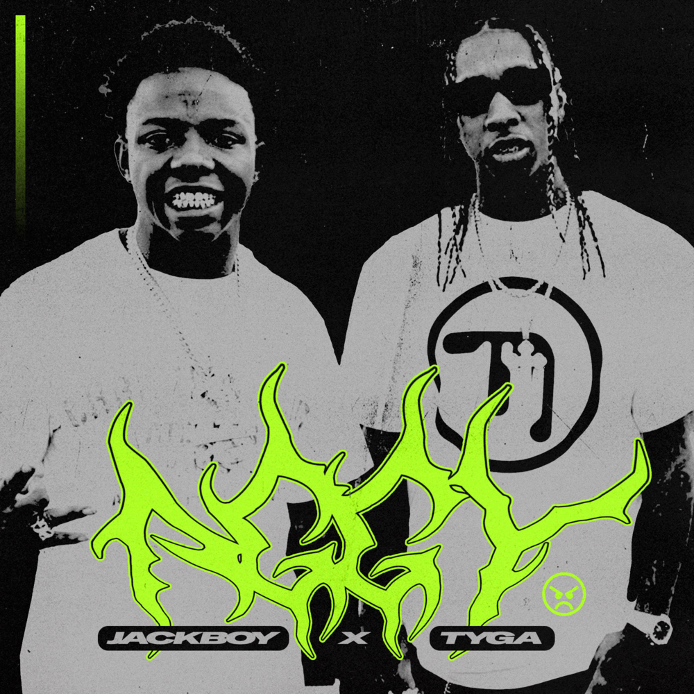 Album cover art for "Aggy" by Jackboy & Tyga
