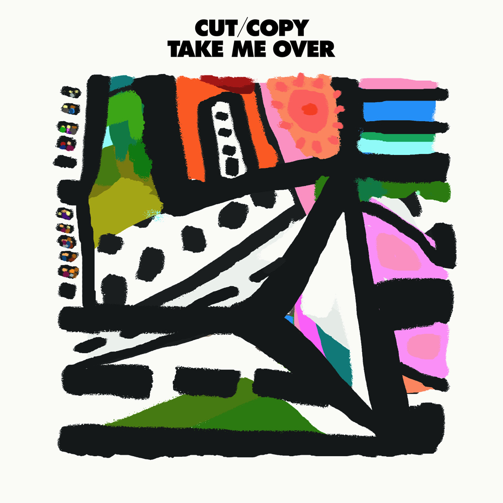 Album cover art for "Take Me Over" by Cut Copy