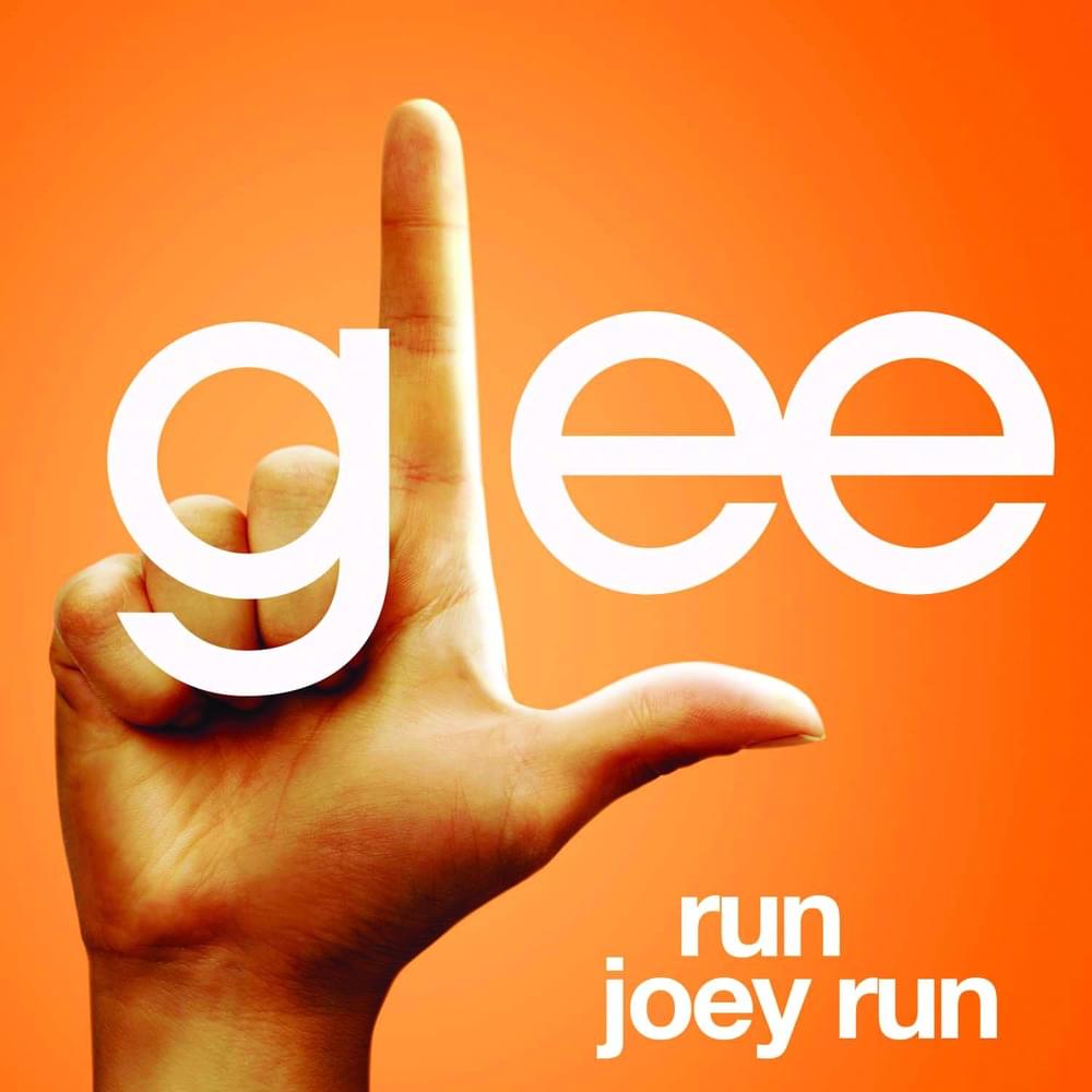 Album cover art for "Run Joey Run" by Glee Cast & Jonathan Groff