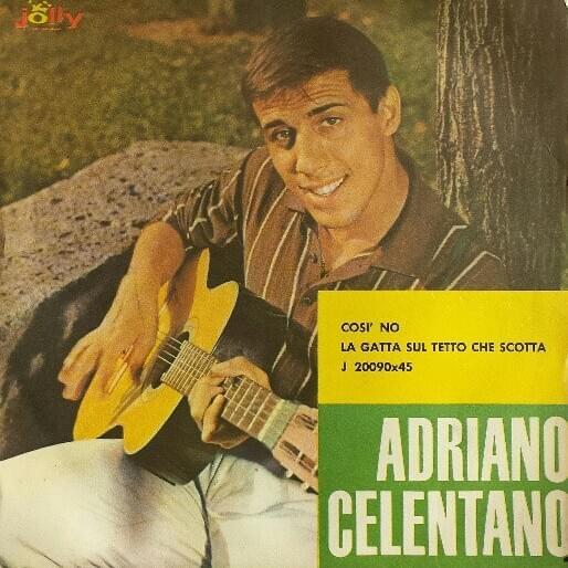 Album cover art for "Così no" by Adriano Celentano