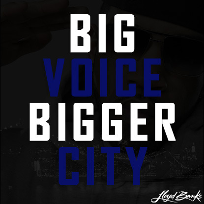 Album cover art for "Big Voice, Bigger City" by Lloyd Banks