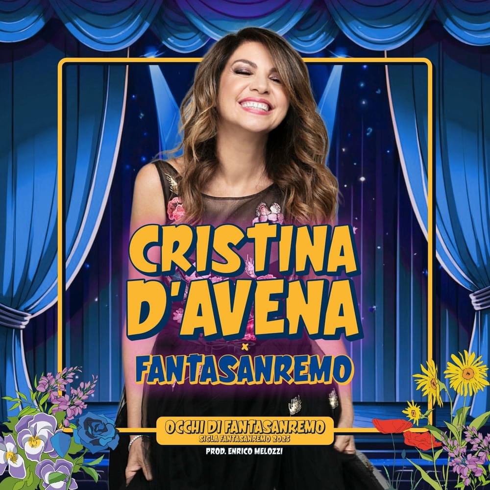 Album cover art for "Occhi di FantaSanremo" by Cristina D’Avena