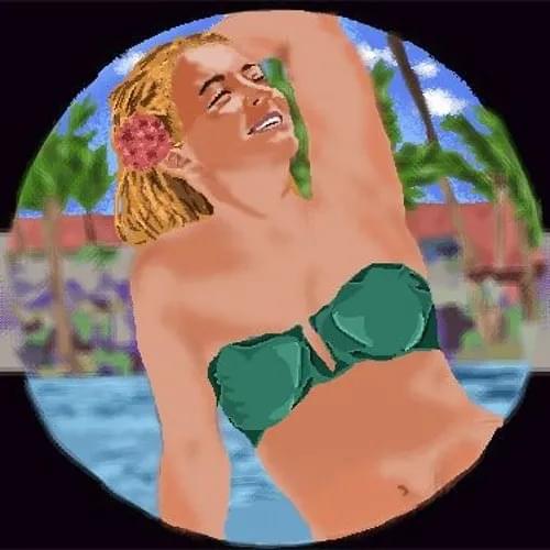 Album cover art for "DJ Baywatch" by DJ Sabrina The Teenage DJ