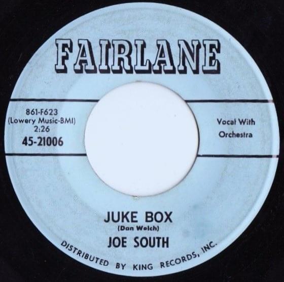 Album cover art for "Juke Box" by Joe South