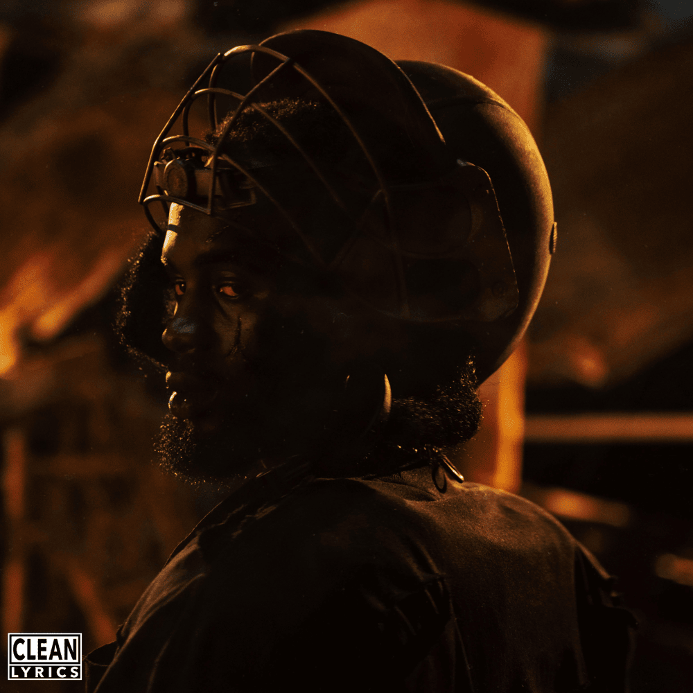 Album cover art for "Rebel Music" by Black Sherif