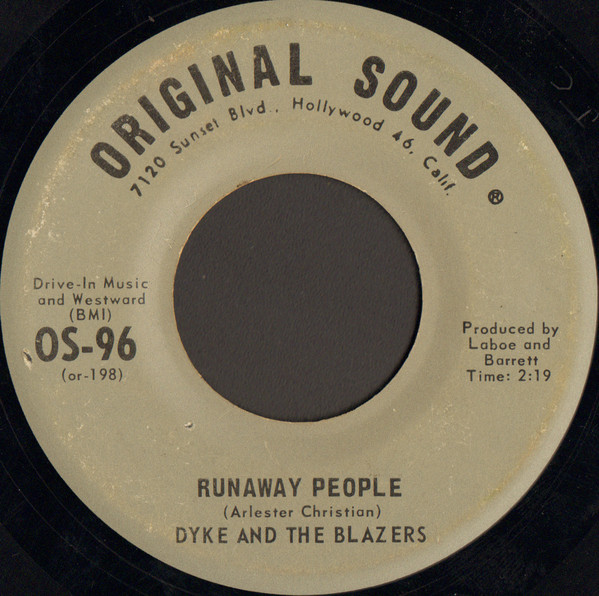 Runaway People by Dyke & The Blazers