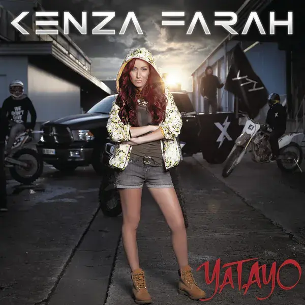 Album cover art for "Yätayö" by Kenza Farah