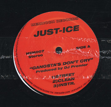 Album cover art for "Just Rhymin Wit Kane" by Just-Ice (Rap) & Big Daddy Kane