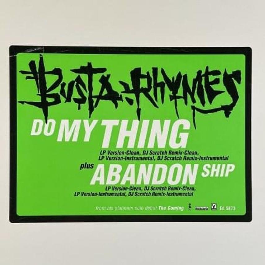 Album cover art for "Abandon Ship" by Busta Rhymes & Rampage