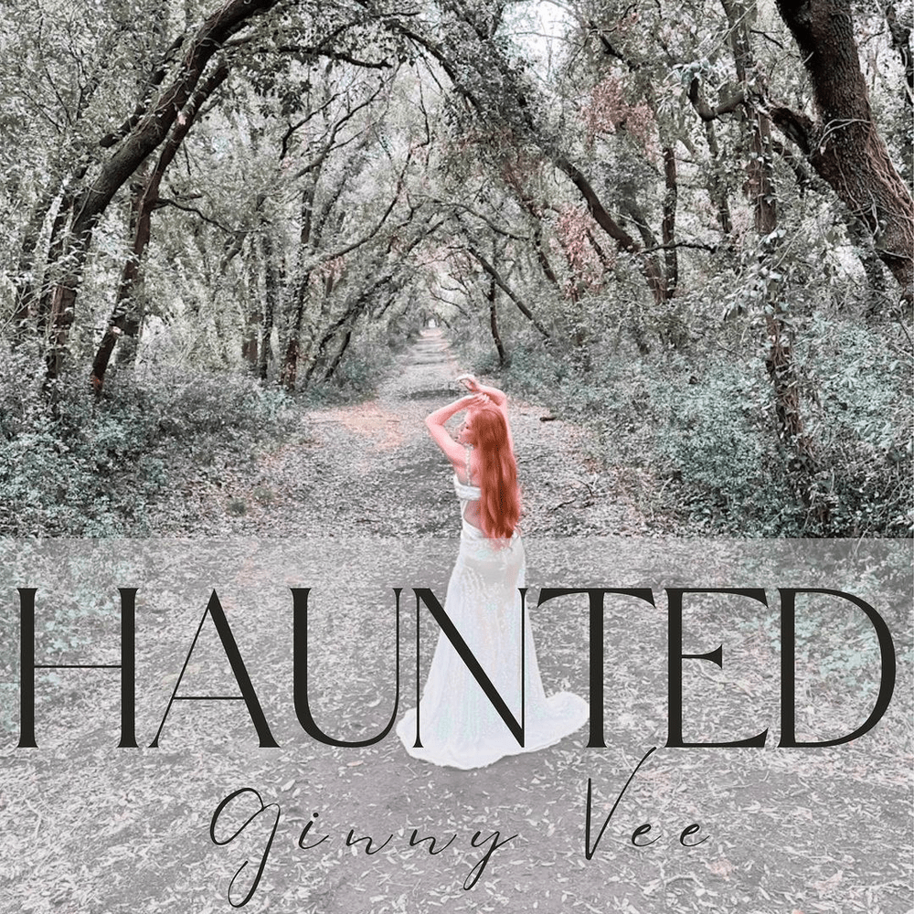 Album cover art for "Haunted" by Ginny Vee