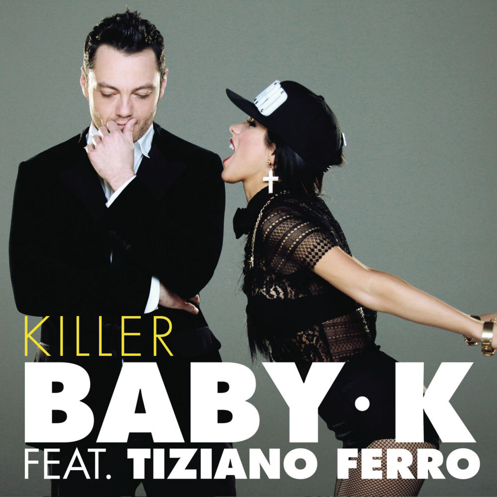 Album cover art for "Killer" by Baby K & Tiziano Ferro