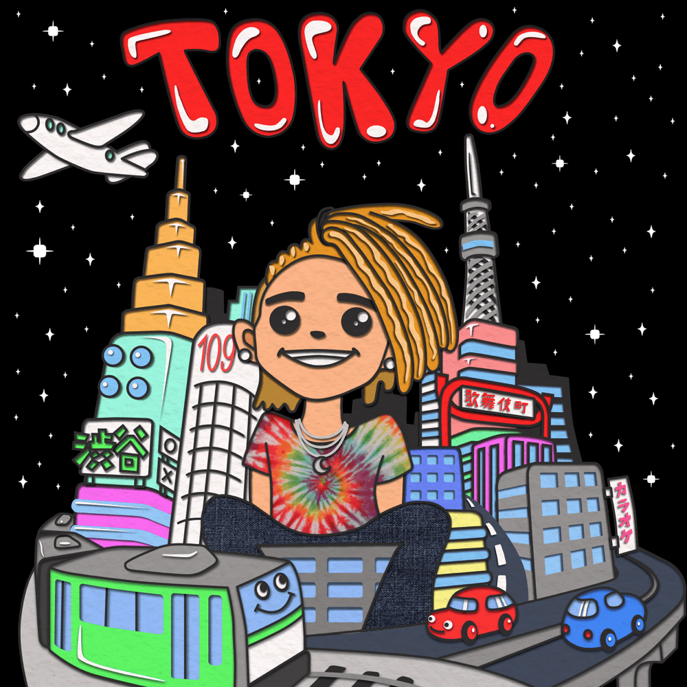 Album cover art for "TOKYO!!! (2021)" by Young Coco