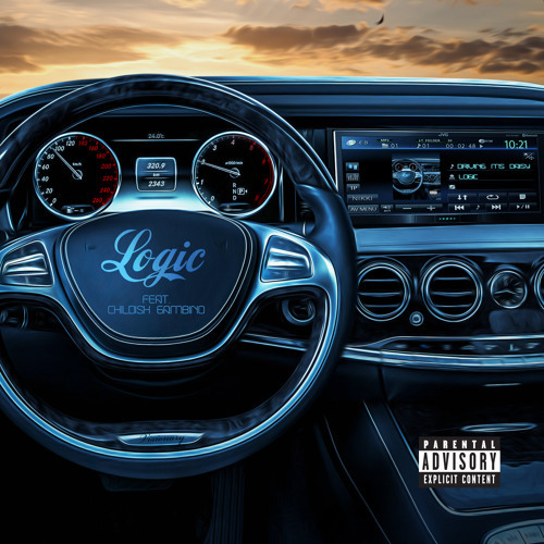 Album cover art for "Driving Ms Daisy" by Logic & Childish Gambino