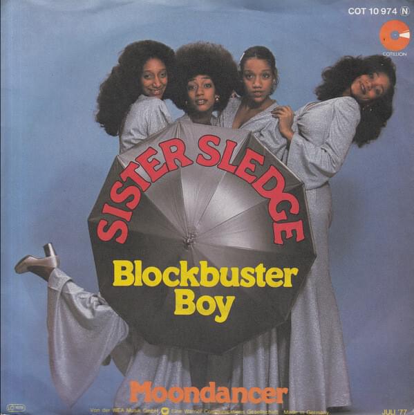Album cover art for "Moondancer" by Sister Sledge