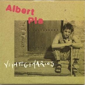 Album cover art for "Veintegenarios" by Albert Pla & Manolo Kabezabolo & Fermin Muguruza & Robe