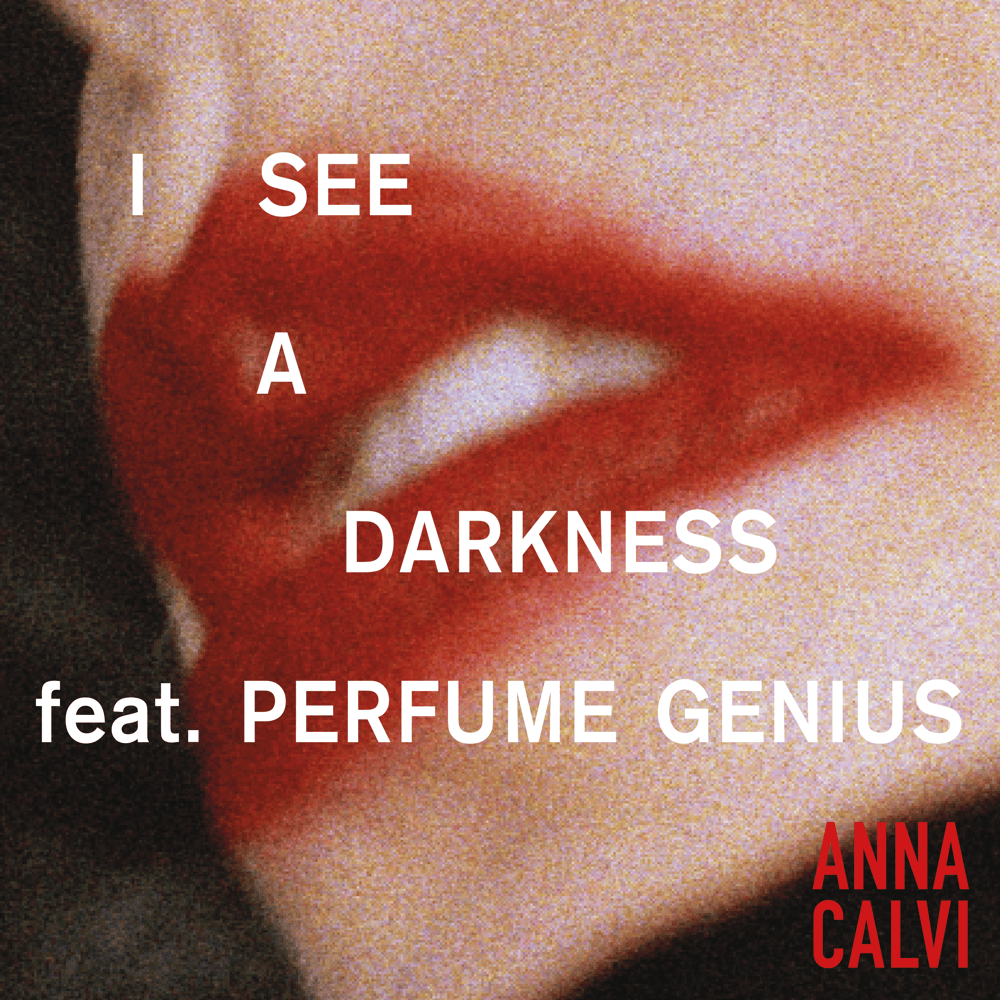 Album cover art for "I See A Darkness" by Anna Calvi & Perfume Genius