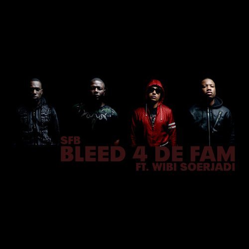 Album cover art for "Bleed 4 De Fam" by SFB & Wibi Soerjadi