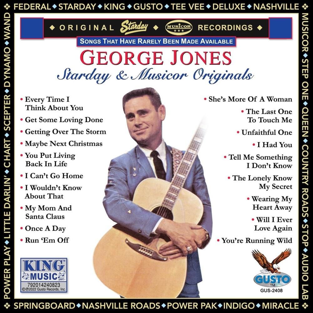 Album cover art for "Tell Me Something I Don’t Know" by George Jones