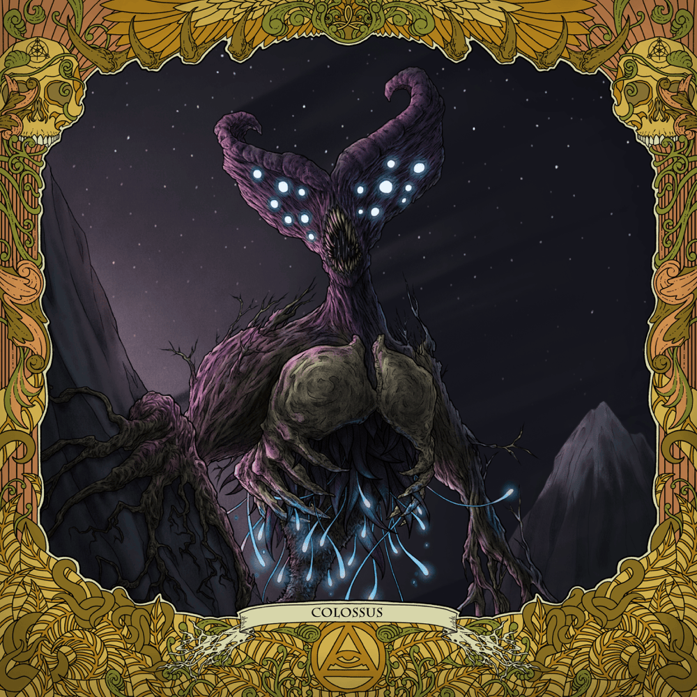 Album cover art for "Colossus" by Magic Sword