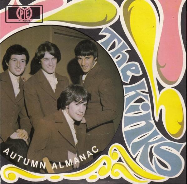 Album cover art for "Autumn Almanac" by The Kinks