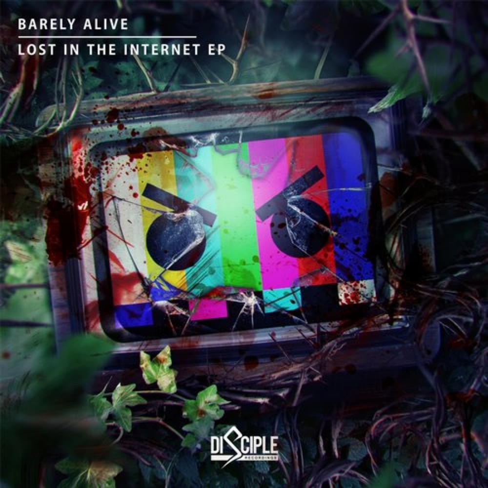 Album cover art for "Chasing Ghosts (Virtual Riot Remix)" by BARELY ALIVE & The Directive & Spock